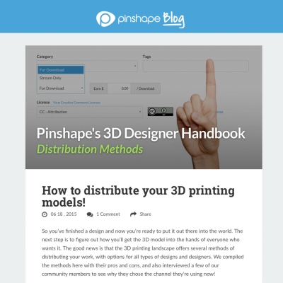 How to distribute your 3d models