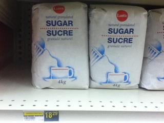 Sugar at $18.29
